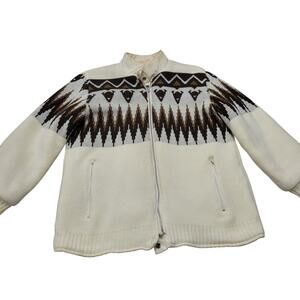 Vintage Snow Country southwestern knit jacket buffalo aztec western country